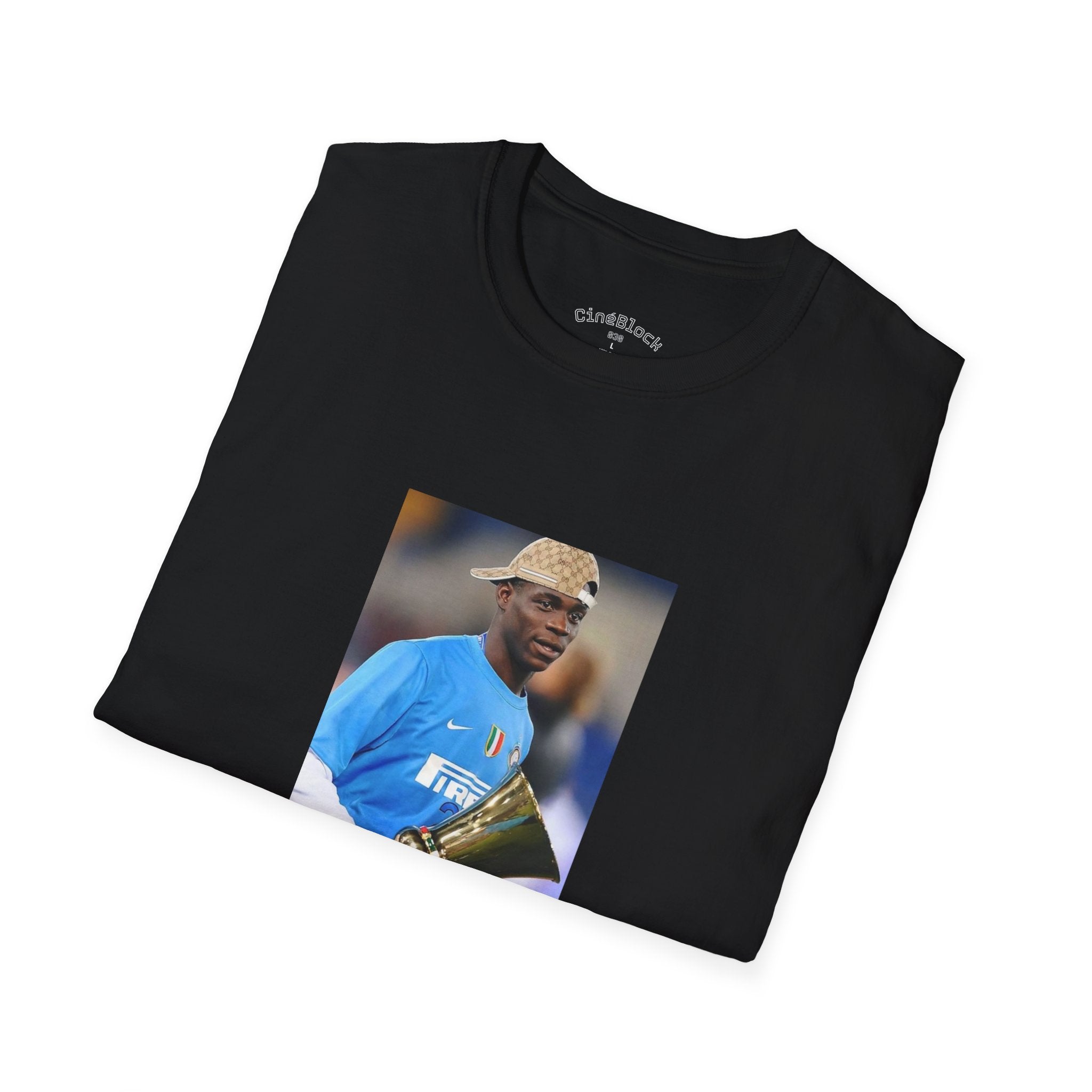 Balotelli Gucci Cap T-Shirt Black