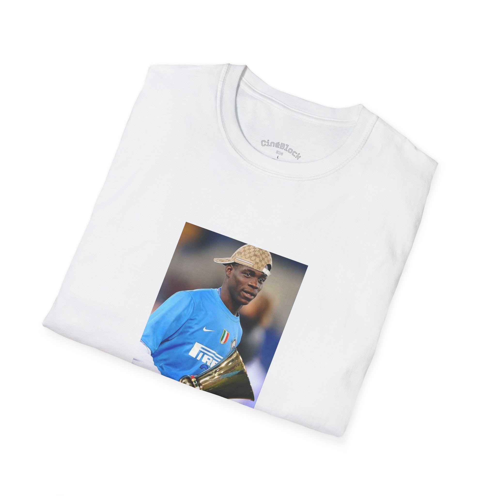 Balotelli Gucci Cap T-Shirt White