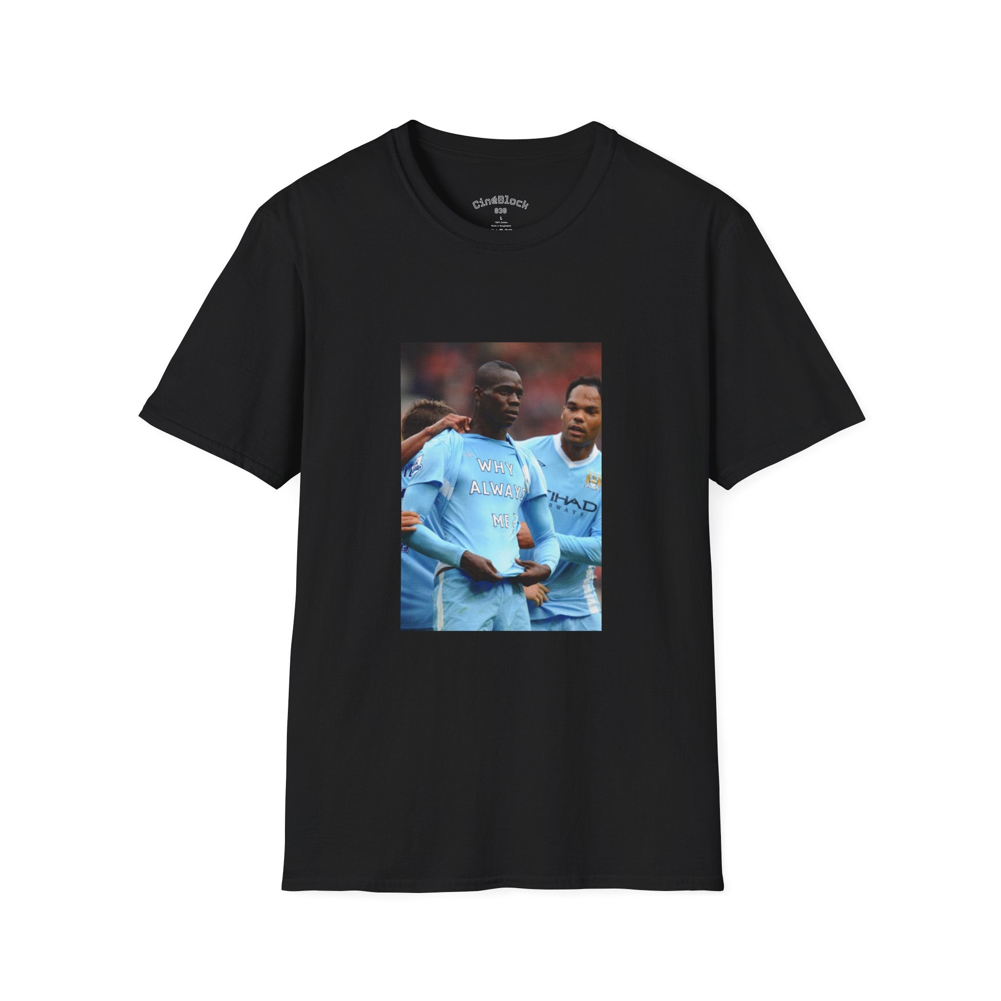 Ballotelli "Why Always Me" T-Shirt Black